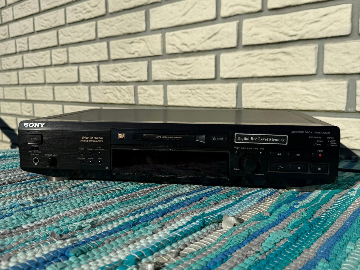 Sony Minidisc Deck MDS-JE520