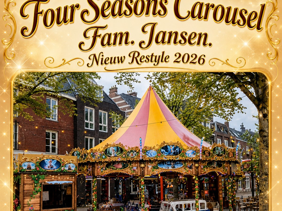 Neuer Restyle 2026. Vier Jahreszeiten Karussell. Fam. Jansen