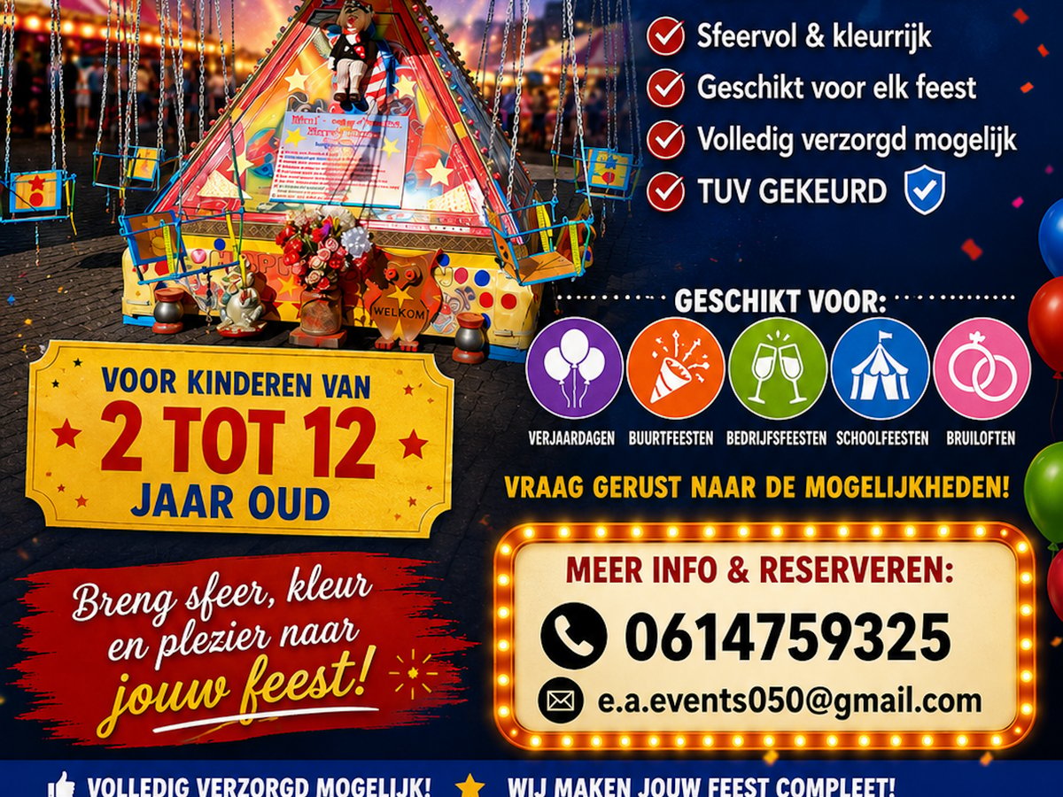 verhuur minizweefmolen