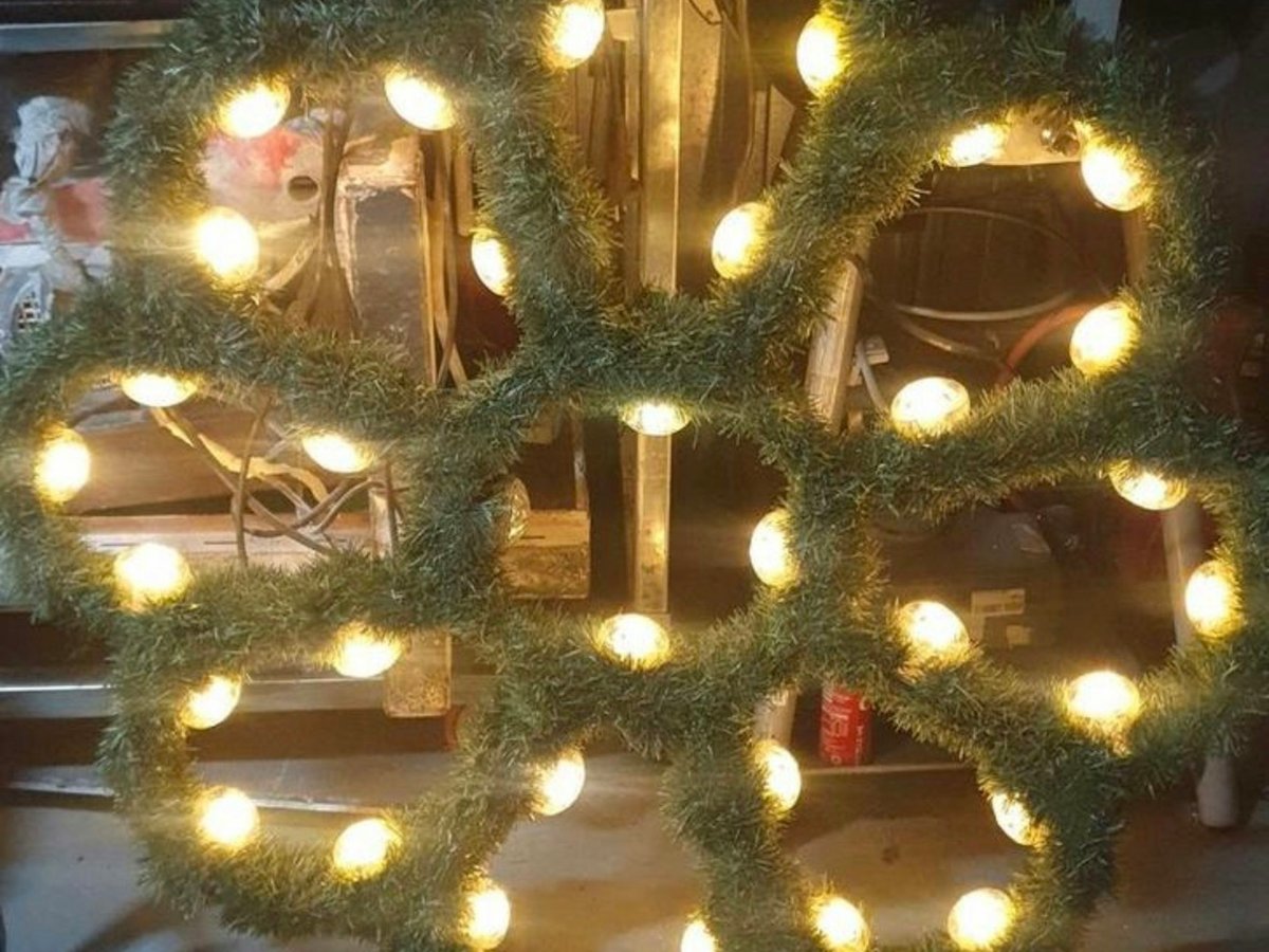 Aluminium Kerst sterren met led verlichting