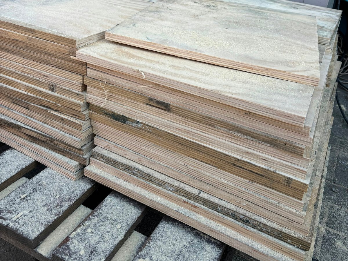 Houten stempelplaten 50x50