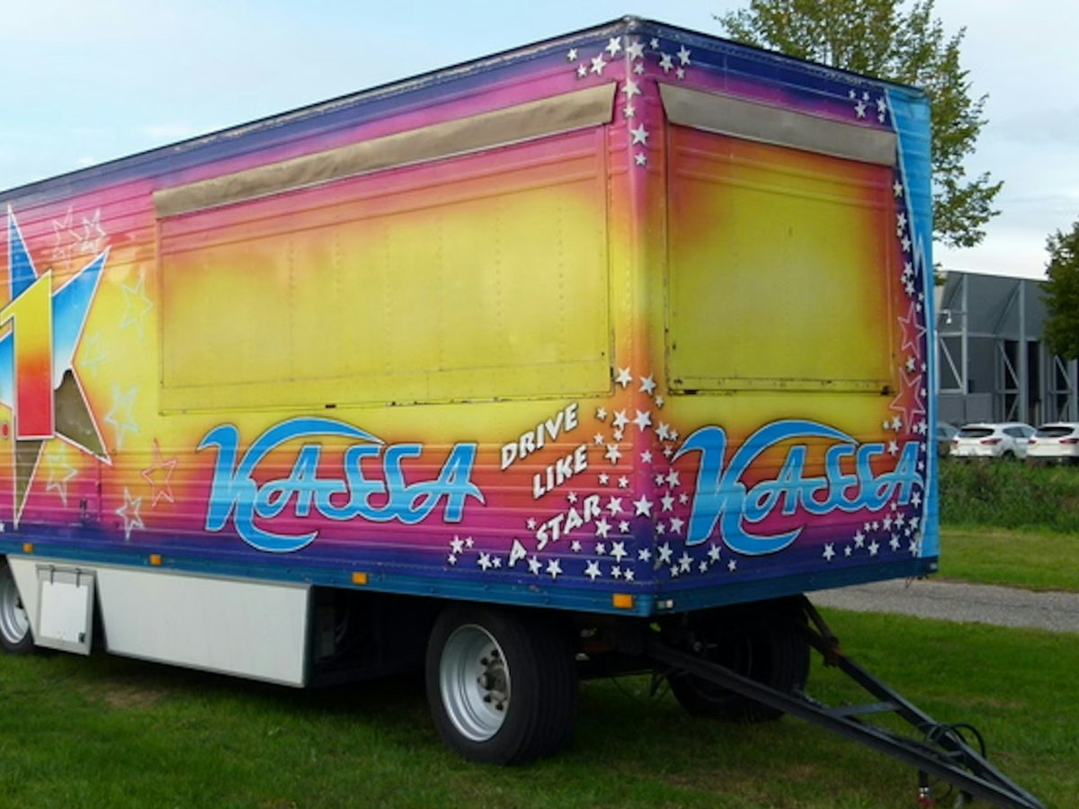 Autoscooter kassawagen / kassatrailer
