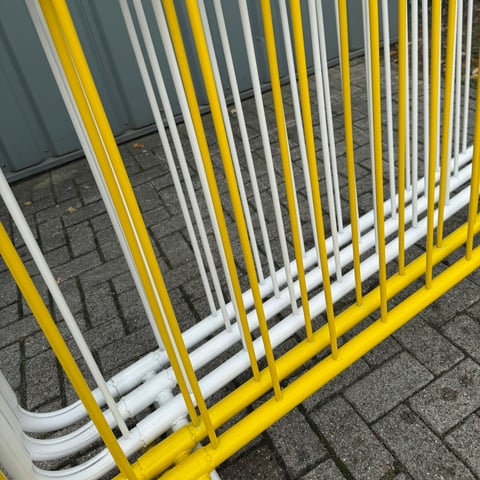 5 lichtgewicht dranghekken wit en geel, foto 3