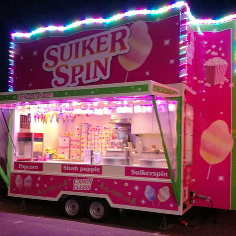 Vrij met suikerspin