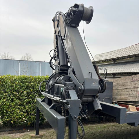 Bdf Afzetbak 8 Meter lang met Palfinger kraan, foto 2