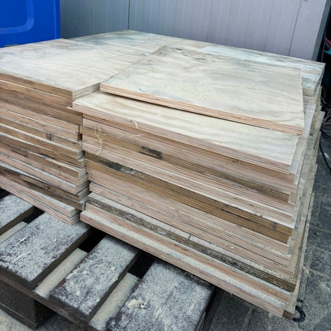 Houten stempelplaten 50x50