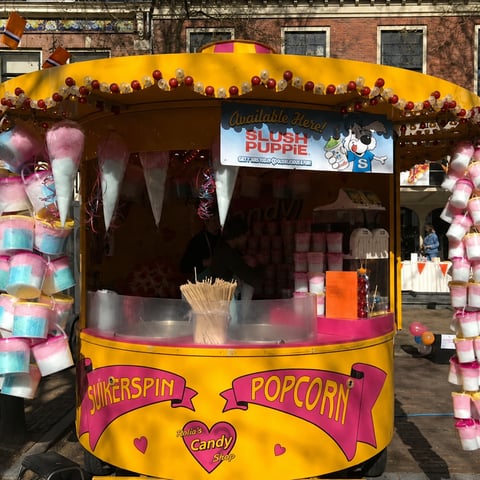 Suikerspin aanhanger