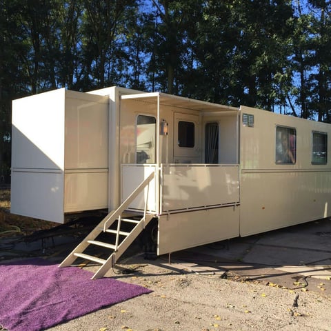 Combi Woonwagen met 4 uitschuiven